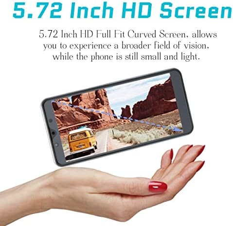 Јоидесу Рино8 Про Отклучен Паметен Телефон, 5.72 Инчен HD Закривен Екран, 4gb+512MB Паметен Телефон За Android, Ултра Тенки Двојни