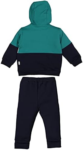 Сет за облека за бебе Бебето, панталони, кошула со аспиратор со долги ракави, сет на облека од 2 парчиња