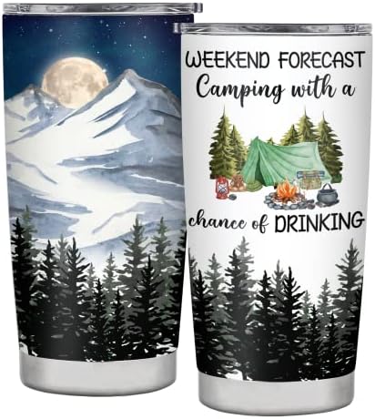 Delsakhula Среќни loversубовници за кампување подароци за камперски кампување патувања за патувања подароци идеи за жени мажи кои кампуваат
