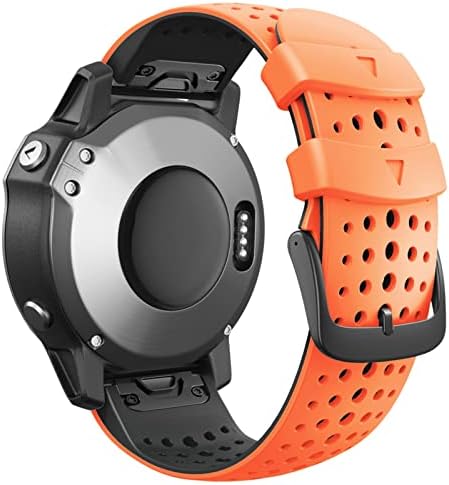 Bneguv 26 22mm Внимателни ленти за часовници за Garmin Fenix ​​6 6x Pro 5 5x 3 3HR 935 945 Watch Silicone Correa Smart Watch Smart Watch Brake Recod