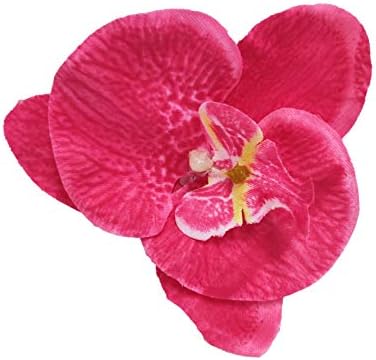 Фенко стилови Рачно изработени орхидеи цвет Декоративни прстени од салфетка, сет од 4 - корални цветни салфетки за дома, трпезариска