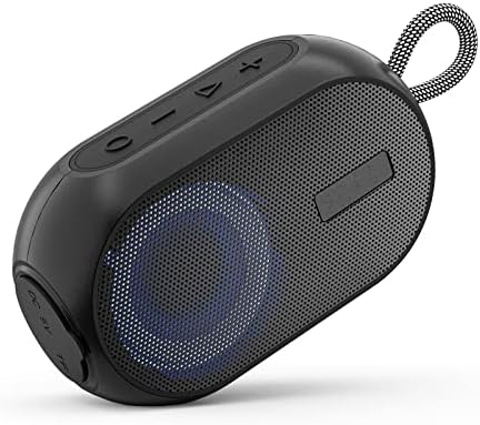 Преносни Bluetooth звучници, IP67 Водоотпорен безжичен звучник со стерео звук, преносен звучник со 10H играње време, вграден микрофон, TWS Bluetooth звучник со светла за дома, на ?
