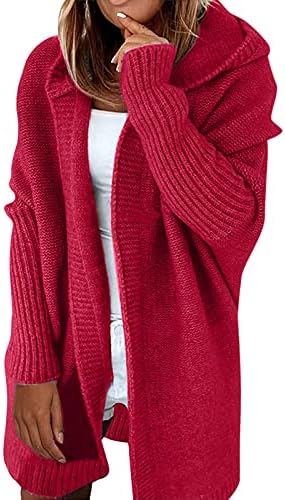 Компар кардиган џемпери за жени 2021 година, капигани со цврсти отворени предни кардигани џемпер со плетено плетено палто