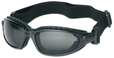 Либерти ракавица и безбедност AMZ1770G Provizgard Challenger Sporty Goggle со отстранлива лента за глава, сива леќа, црна лента