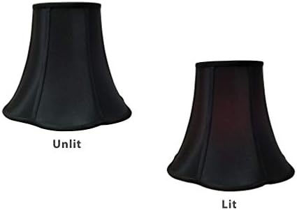Кралските дизајни Флејно дно однадвор од агол, сенка на ламбата, црна, 5 x 10 x 8,25
