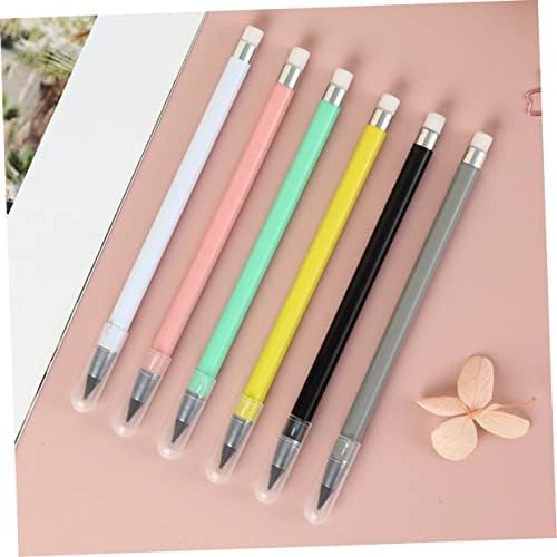 Стобк 6 парчиња вечни моливи за моливи за деца за бришење моливи за бришење пенкала за деца вечни моливчиња со молив со молив