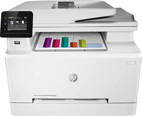 HP Color Laserjet Pro M283fdwD Безжичен Се-Во-Едно Ласерски Печатач, Копија За Скенирање На Печатење, Далечинско Мобилно Печатење, Автоматско 2-Странично