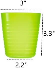 Dicunoy 32 Пакување 8oz Пластични Чаши За Повеќекратна Употреба, Мала Гимнастика За Пиење За Деца, Отворени Чаши Со Нераскинлива Боја