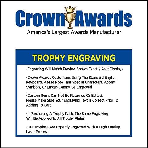 Круна Награди Трофеи За Мотоцикли Со Сопствено Гравирање, 5 Персонализиран Трофеј За Мека Опашка За Мотоцикли На Црна Основа