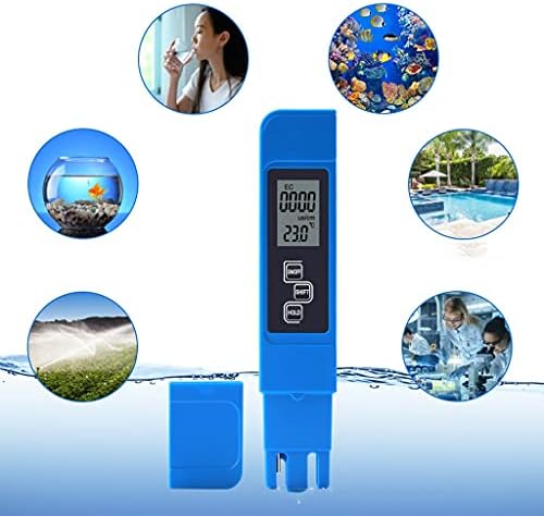SAWQF LCD Digital 3 In1 метар тестер 0-9990PM Детектор за спроводливост Детектор на вода монитор за чистота мерка за чистота мерка за