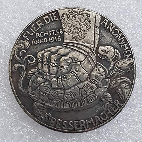 Германски 1916 Ренџерс Сребрена Обложена Комеморативна Монета За Предизвик За Подароци