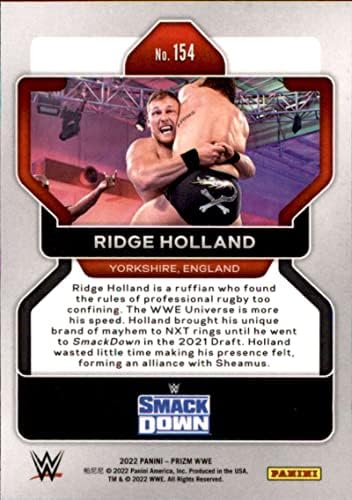 2022 Panini Prizm WWE 154 Ridge Holland Smackdown Carting Carding Card