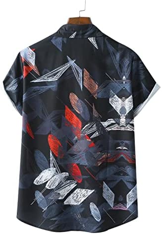 ZHDD 2022 Нови кошули за мажи, летно дизајнерско копче за кратки ракави надолу со кошули Графички печатени хавајски кошули алоха