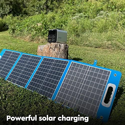 GOSUN 100W Сончев панел Преносен - Полнач за соларни панели со преклопување со USB полнач - Соларна панел за кампување соларна табла лесна