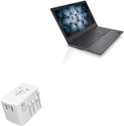Полнач за боксови Компатибилен Со LifeBook Fujitsu E4511 - Меѓународен Pd Wallиден Полнач, 3 USB Меѓународен Адаптер за Полнење и Конвертор За