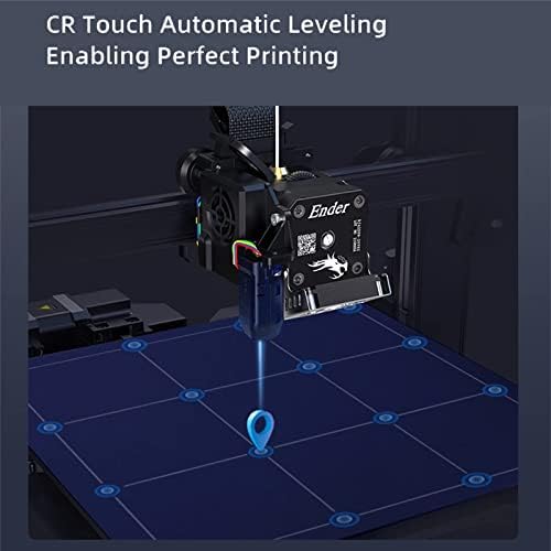 Официјален печатач на Creality Ender 3 S1 Pro со млазница со висока температура, сите метални директни екструдер, флексибилен PEI кревет, CR