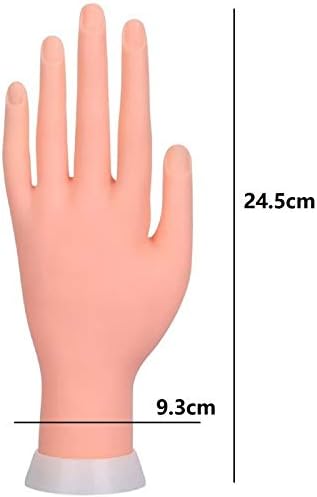 Флексибилни прсти на шаблони пластика за маникир за обука на нокти отстранлив мек образование за деца магнети игра