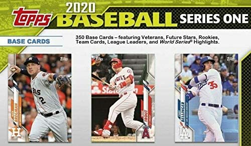 2020 Топс Серија Еден Млб Бејзбол Комплетен Рачно Собран Нм Сет 1-350 Вклучува Дебитантски Картички На Јордан Алварез, Кајл Луис, Бо Бишет