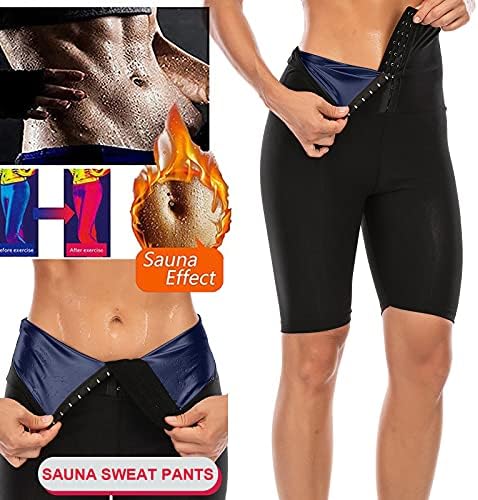 Панталони за потби за жени за жени со високи половини, шорцеви за лесна компресија Термо тренинг фитнес бутовите за телото на телото