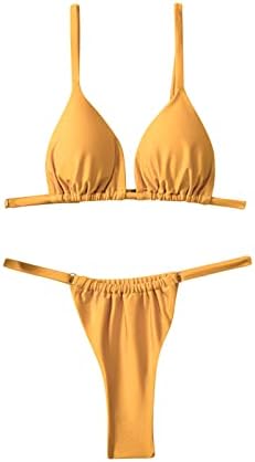 Сјајот продолжение на бикини поставени за жени секси запрени врзани вратоврски од Такини градник за капење, искра, искра за пливање за пливање на плажа
