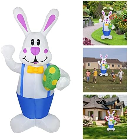 DBYLXMN Партиски знаме Стекнувачи Велигденски фестивал надувување на зајакот на отворено Декорација на отворено Симпатични зајаци