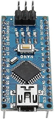 2PCS Mini Nano v3.0 Atmega328p 5V 16MHz микро-контролорна табла со USB кабел компатибилен со Arduino