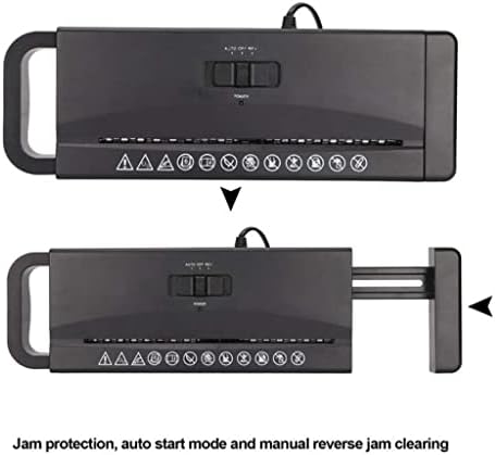 Заштита на прегревање на дебели уништувачи со низок бучава црн уништувач со индикаторска светлина за домашна канцеларија