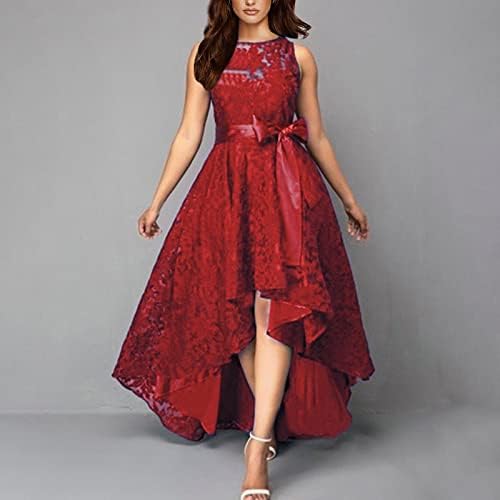 Коктел фустани за женски облекуваат чипка крпеница lrregular дизајн фустан забава вечер фустани