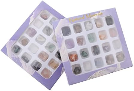 Toyvian 1 кутија руда примерок карпи тостони комплети природни скапоцени камења минерални камења рок минерални колекции кутија примерок