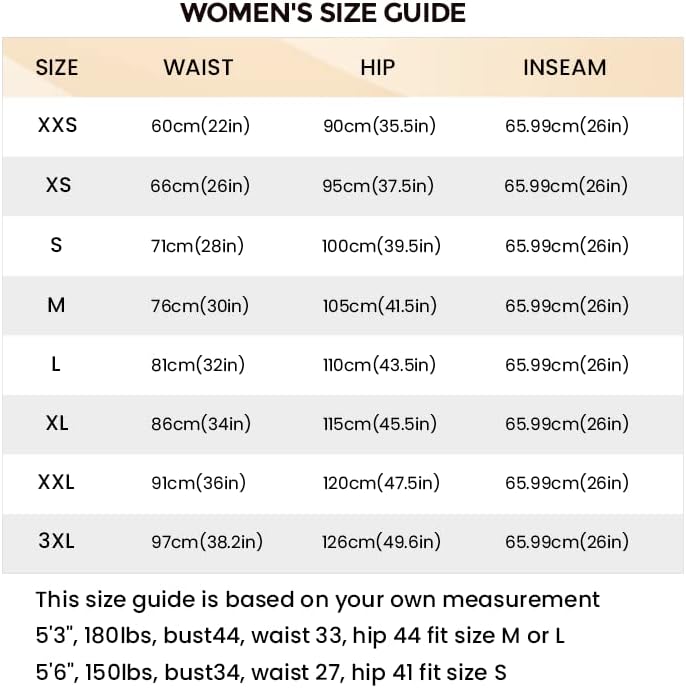 Аоксјакс со високи тренинзи на тренингот за жени за компресија на стомакот Контрола Тринити меки панталони за јога 26 “