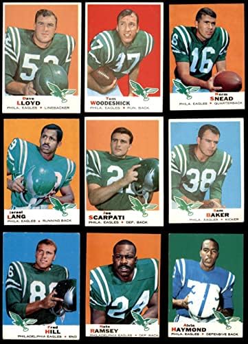 1969 Topps Philadelphia Eagles Team постави Филаделфија орли VG+ орли