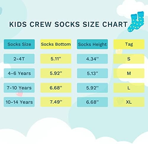 ЈОКМИЌ 12 Пакет Мали Деца Екипажот Чорапи Момчиња Девојки Атлетски Глуждот Чорапи 2-14 Години