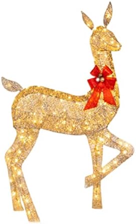 Божиќни светлони елен на отворено Божиќни ирватори водеше Божиќни светло за имотот за украси за снегулка на отворено
