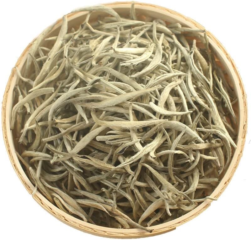 2020 година Кина Фу ianан Фу Динг Баихао сребрена игла лабава чај месечина чај цела пупка сребрена игла дневни неопходни чај саксија