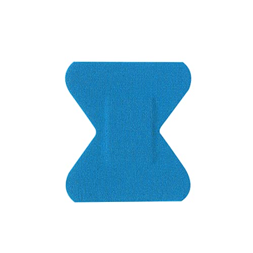 Американски бели крстови сини не-метални лепливи ленти, стерилни, лесни 1-3 на 4 x 2 масовни синглови, 1 по пакет, 2400 пакувања по случај