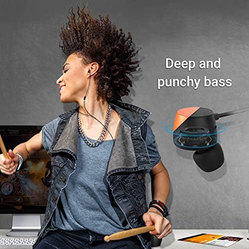 ASSESO HP1 игри во ушите; Слушалки за аудиофил со резолуција со моќен бас и подобрена изолација на бучава; Удобно за тренинг, трчање и