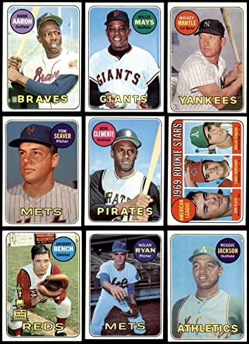 1969 Топс Бејзбол комплетен сет 5 - екс - комплетни комплети за бејзбол
