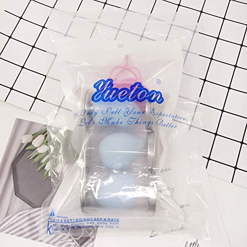 Yueton 3 парчиња Beauty Bleder Blender Makeup Sponge Set 1 парче држач за сунѓер за течен фондација за коректор на прав бб крем