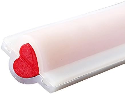 Еходо срцев цевка колона силиконска сапун со сапун вградување сапун правење алатка алатка за форма на срцева форма на свеќа постави