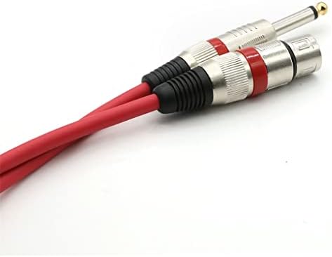 N/A Mic Cord Chazy 6.35 машки до XLR женски микрофон кабел аудио за засилувач на гитара на звучникот