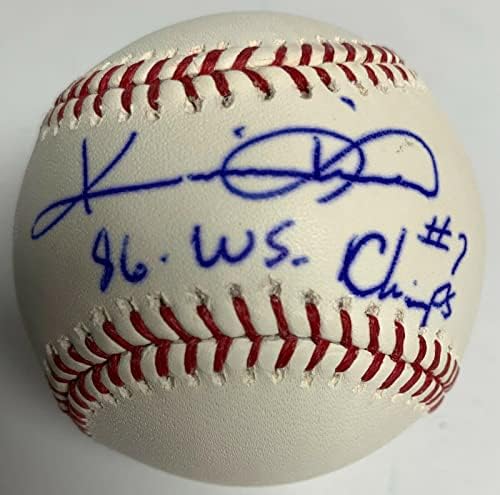Кевин Мичел потпиша мајор лига Бејзбол МЛБ „86 WS Champs“ PSA W27074 Mets - Автограмски бејзбол
