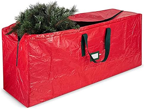 Фгисфт Торба За Складирање Новогодишни Елки-Преклопливи Божиќни Дрвја Венец Ќебе Пакет Водоотпорен Капак Со Јорган Со Голем Капацитет, Организирајте