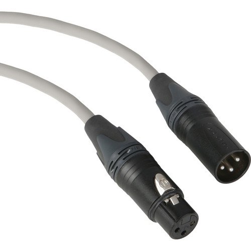 Копул Премиум перформанси 3000 серија XLR M до XLR F микрофон кабел - 100 ', сива