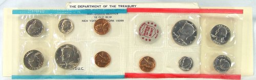 1972 П-Д-С Нане Поставено Во Оригинално Пакување На Владата На САД 11-Монети