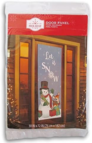 Божиќен Празник Декоративен Капак На Панелот На Вратата-30 х 72 Инчи