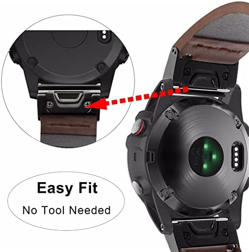 AXTI Watchband за Garmin Fenix 6 6X Pro 5 5X ПЛУС 3HR Бенд за пристап S62 S60 3 ЧАС Часовник Брзо Ослободување Лесен За Рачен Зглоб