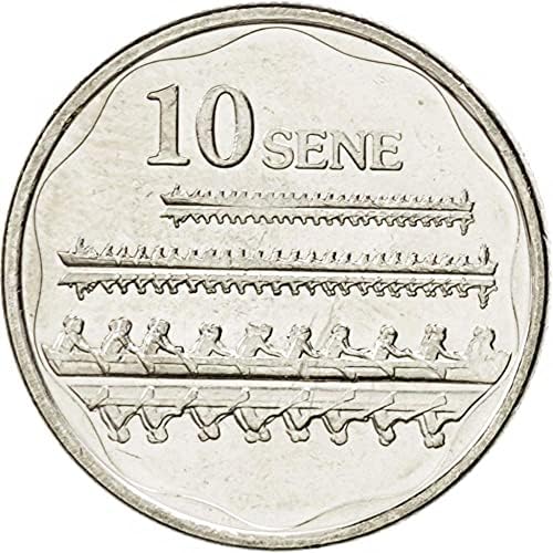 Самоа Монета 10 Поени 2011 КМ168 Никел Бакар 19мм Океанија Монети