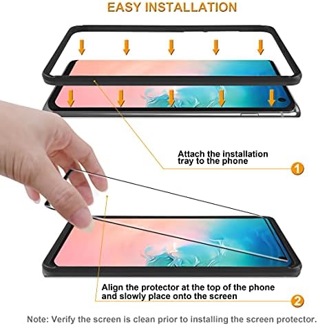 Supershieldz Дизајниран За Samsung Galaxy S10 Калено Стакло Заштитник На Екранот Со, Анти Нула, Меур Слободен