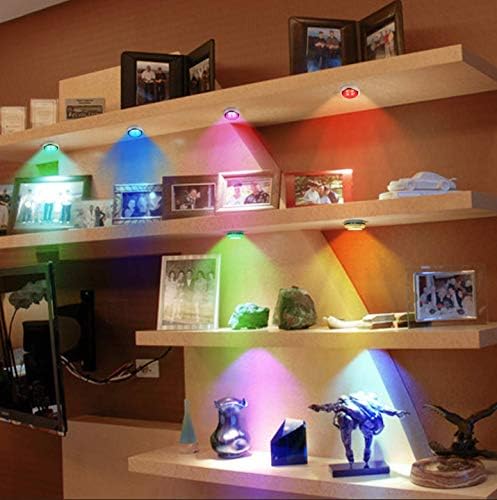 Гана Пак Светла Со Далечински Управувач, LED Плакарот Светла, Под Кабинетот Светла-Батерија Напојува, Тајмер Функција Безжична Боја Менување
