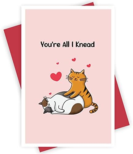 Симпатична Мачка Љубов Картичка, Игра На Зборови Годишнината Картичка За Него Неа, Среќен Денот На Вљубените Картичка, ти си сите Јас Месете